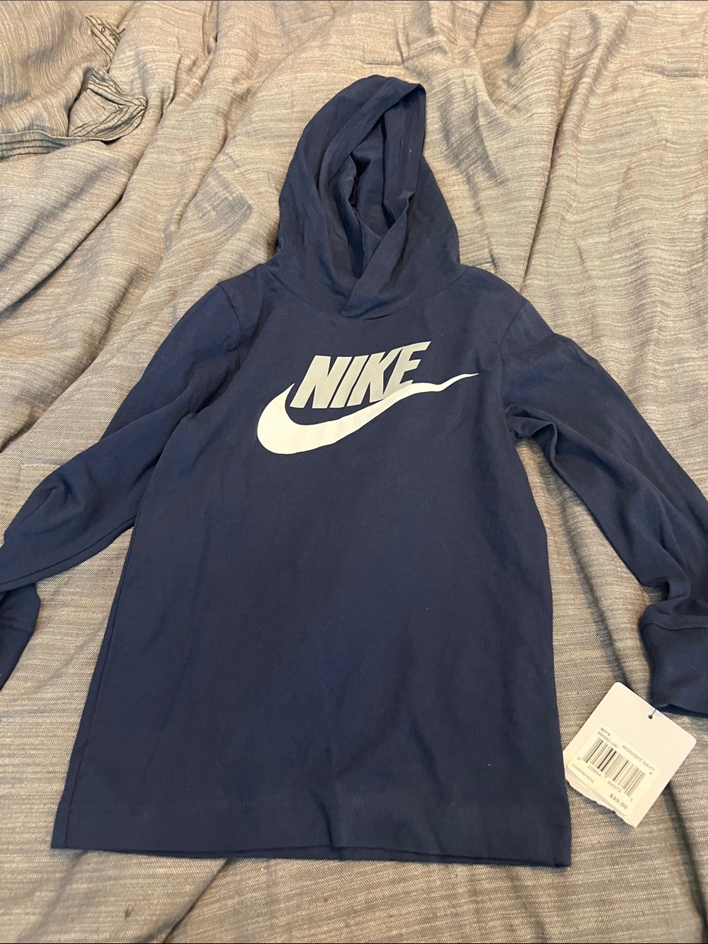 Nike Navy Hoodie Tshirt